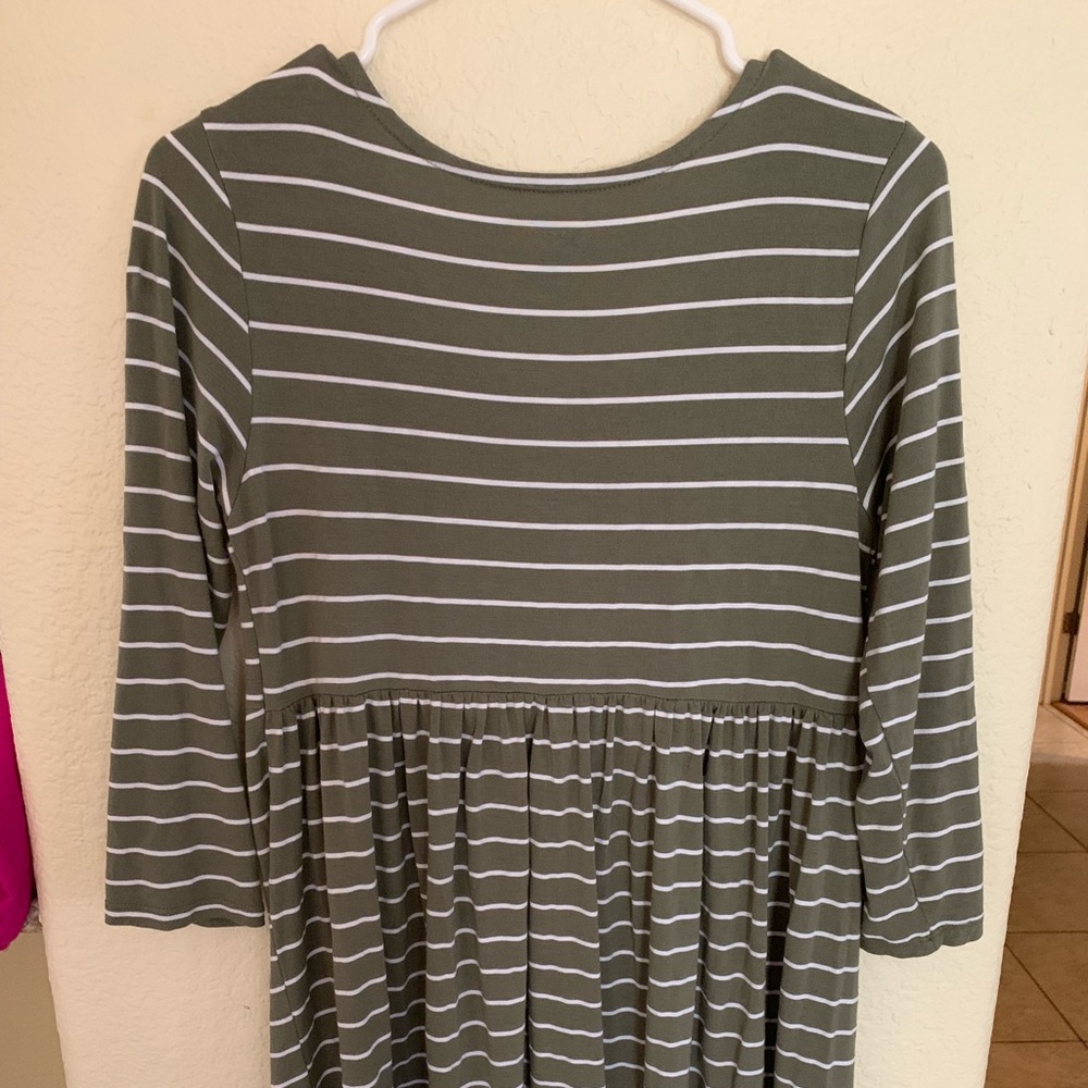Stripped dress, light weight casual dress
